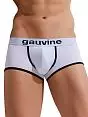 Хлопковые хипсы с черной окантовкой белого цвета GAUVINE RTGAU3004-02